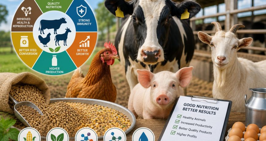 The Role of Animal Nutrition in Maximizing Farm Productivity